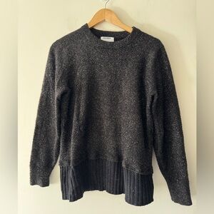 Old Navy Black Metallic Sparkle Sweater